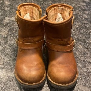 UGG Toddler Brown Leather Boots
